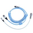 thumbnail image 2 of TPE Metal 7M Cables de de aviación en desmontable -70cm Tipo de torllo Cable de aviación Macarena Cable de espiral en espiral, 2 of 8