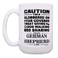 thumbnail image 2 of ThisWear German Shepherd Mug Set Crazy German Shepherd Lady Gift 2 Pack 15oz Coffee Mugs, 2 of 4