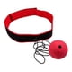 thumbnail image 5 of Diadema con pelota de reflejos de boxeo Equipo de boxeo ajustable Pelota de boxeo con cuerda Reflex negro rojo, 5 of 9