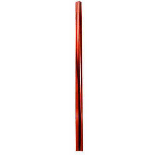 JAM Paper Solid Foil Christmas/Door Wrapping Paper, Red