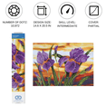 thumbnail image 2 of Diamond Dotz Iris Sunset Flowers Diamond Painting Kits for Adults - Diamond Art Kits a Relaxing Creative Craft Kit with Dotz Gems 14.6"x20.5", 2 of 6
