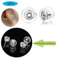thumbnail image 3 of Dosaele 12X Locking Secure Earring Backs For Studs  Silicone Backs Earring Gold L1G1, 3 of 9