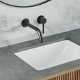 thumbnail image 5 of Ivy Single-Handle, Wall-Mount, Bathroom Faucet in Matte Black, 5 of 11
