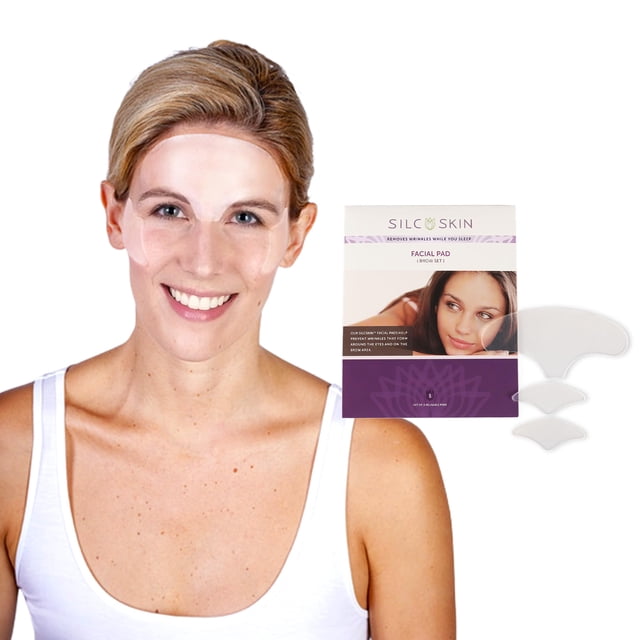 Set de almohadillas faciales Silc Skin para cejas, 2 almohadillas multiárea, 1 almohadilla para cejas