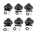 thumbnail image 1 of <p>Guitar Machine Head Button, Strong Compatibility Tuning Peg Tip Fish Tail Shape Metal  For String Instrument</p>, 1 of 7