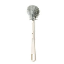Home Decor 360° No Dead Corner Silicone Cleaning Brush With Foldable Head Multifunctional Bottle Cleaning Brush Detachable Portable Bottle Brush For Baby Bottles Glass Cups Coffee Pots Cl
