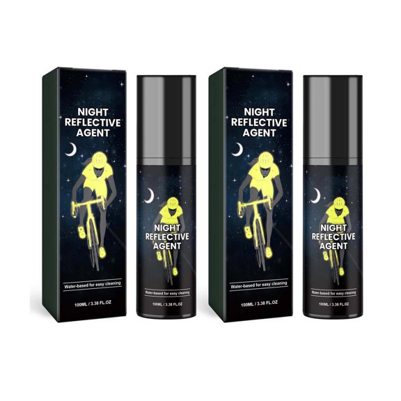 JingChun 2pcs Night Reflective Spray Paint Outdoor Reflective Marking Night Riding Bike Reflective Equipment 200ml