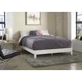thumbnail image 2 of TMS Match Full Size Transitional Platform Bed, Solid Pine Wood, White Finish, 2 of 7