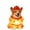 E, variant on Light Up Christmas Corgi Figurine, Corhi Holiday Themed Dog Statue With Warm LED Light, Cute Lighted Corgi Ornament for Porch Mantel Shelf Tabletop Decoration,F