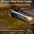 thumbnail image 2 of Solar-Powered Rv/Trailer Tpms W/4 Sensors & LCD for Live Tire Pressure/Temp, Trailer Tire Pressure Monitoring System, Travel Accessories, Rapid Pressure Loss Warning, 24/7 Guardian, 2 of 8