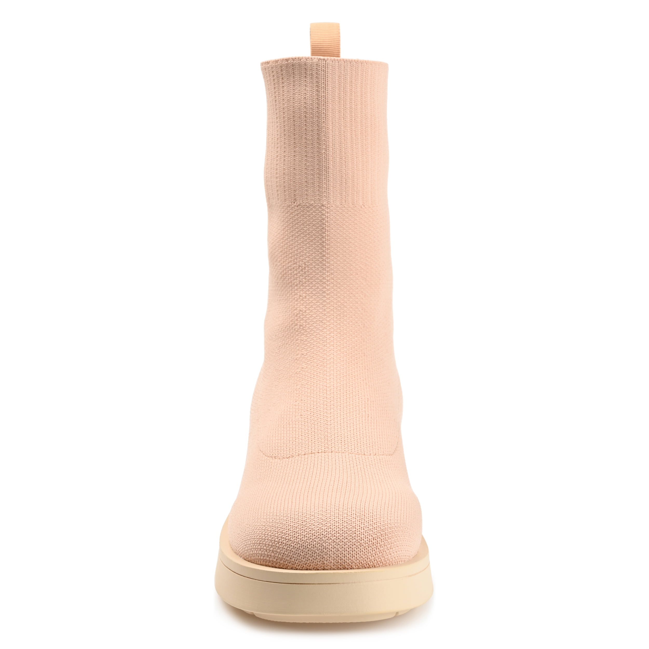 Journee Womens Ebby Pull On Platform Booties