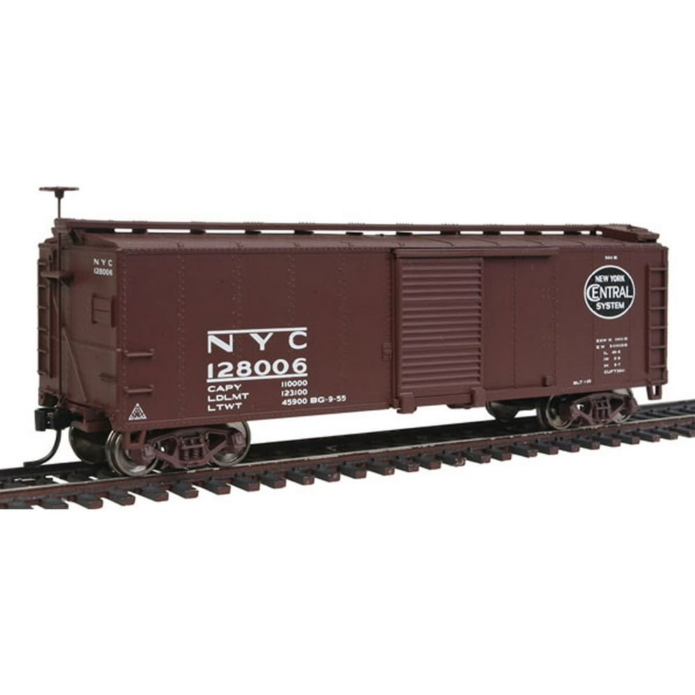 Walthers HO Scale 40' X29 Steel Boxcar Train Car New York Central/NYC 128006
