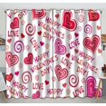 thumbnail image 1 of Cortinas opacas ABPHQTO FELIZ DÍA DE SAN VALENTÍN 130x210 cm Dos piezas, 1 of 2