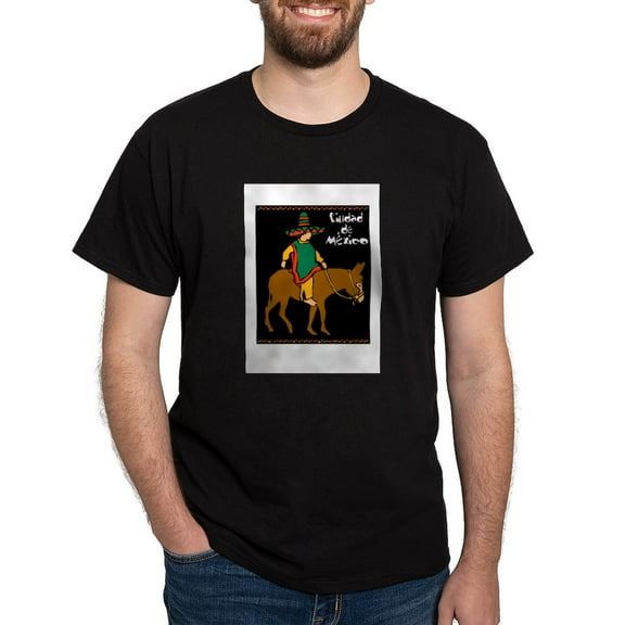 CafePress - Ciudad De Mexico Dark T Shirt - Men's Classic Graphic Cotton T-Shirt