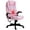 Pink#3, variant on Ergonomic Office Chairs, Vinsetto Massage Office Chair with 6 Vibration Points, Lumbar Heated PU Leather Reclining Computer Chair with Adjustable Height, Footrest, Tilt Function, Black