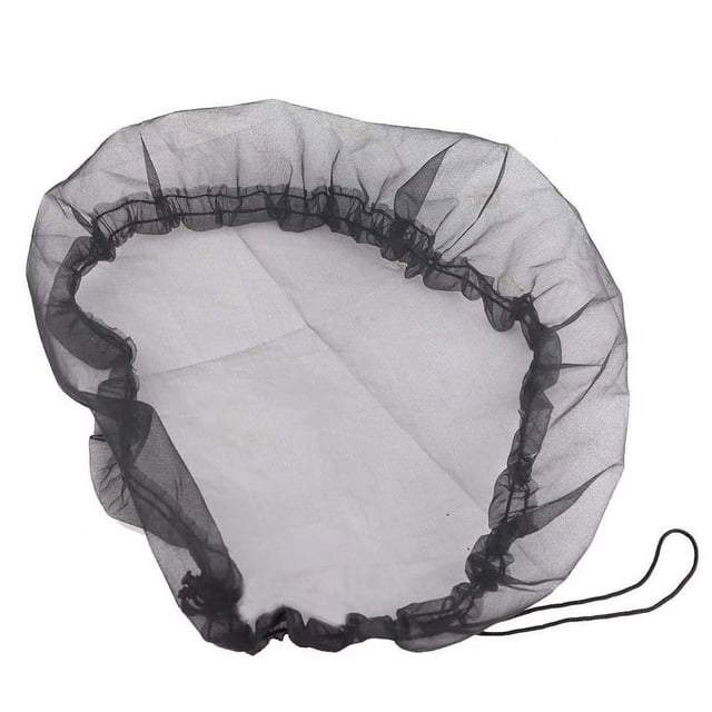 Cubierta de malla para cubo al aire libre, Protector portátil de barriles de lluvia con cordón para jardín