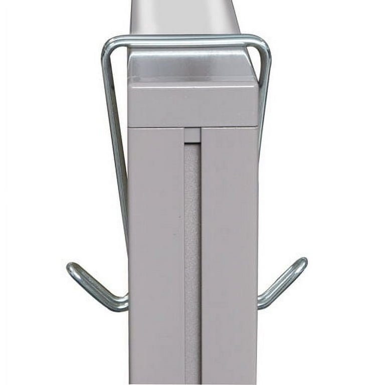 Double Sided Partition Garment Hook, Steel, 0.5 x 3.38 x 4.75, Over-the-Door/Over-the-Panel Mount, Silver, 2/Pack Double Sided Partition Garment Hook, Steel, 0.5 x 3.38 x 4.75, Over-the-Door/Over-the-Panel Mount, Silver, 2/Pack