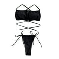 thumbnail image 1 of Traje de baño dividido con estilo para mujer Bikini cómodo con estampado de cintura OAVQHLG3B Store lin121212, 1 of 4