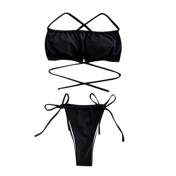 Traje de baño dividido con estilo para mujer Bikini cómodo con estampado de cintura OAVQHLG3B Store lin121212