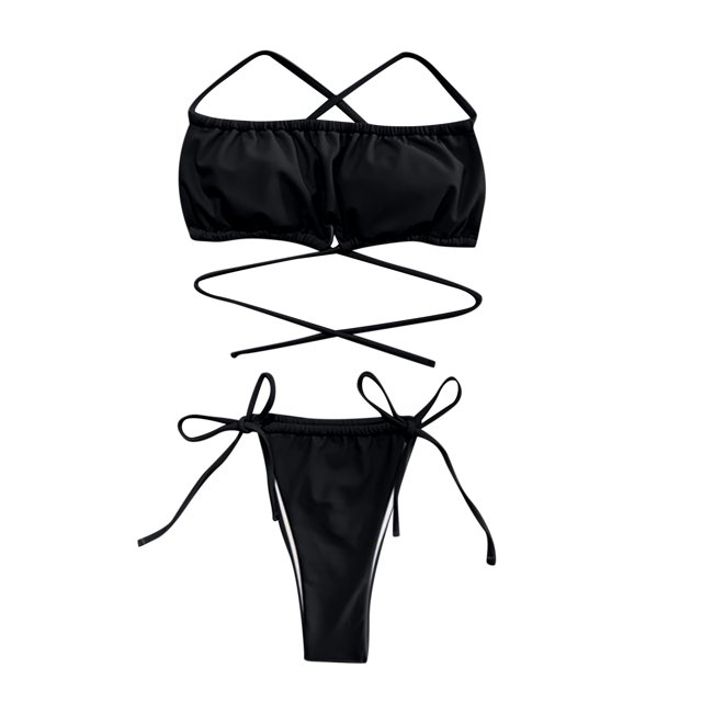 Traje de baño dividido con estilo para mujer Bikini cómodo con estampado de cintura OAVQHLG3B Store lin121212