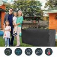 thumbnail image 4 of Waterproof Outdoor Cover - Storage Box Cover - Waterproof and UV Protection - Outdoor Storage Box Cover - 123x62x55cm - Black..DEBUNS, 4 of 5