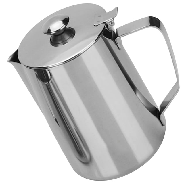 FONDOTIN Mousseur à Lait en Acier Inoxydable pour Latte Art Lot de 1