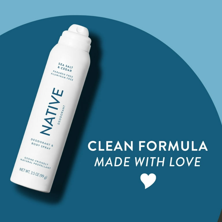 Native Sea Salt & Cedar デオドラント75g×2個 Native Deodorant | Sea Salt & Cedar | Vegan & Cruelty Free
