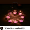 thumbnail image 6 of YiBai 50 Pcs Tobacco- Candle Floating Tea Lights Wedding Party Candle Small Votive Candles Mini Candles Round Candles Tea Light for Wedding Romantic Paraffin, Pink(M), 6 of 8