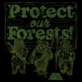 thumbnail image 2 of Mens Star Wars Ewok Protect Our Forests Lightweight Hoodie, 2 of 4
