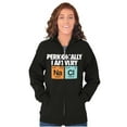 thumbnail image 4 of Funny Salty Chemistry Science Joke Zip Up Hoodie Men's Women's Brisco Brands L, 4 of 6
