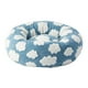 thumbnail image 1 of Cama para gatos tipo donut, antideslizante Azul pequeño, 1 of 9