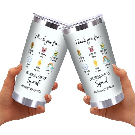 Teacher Appreciation Gifts from Student – Thank You Tumbler for Women Men Teachers – End of Year, Christmas, Birthday, Back to School Gift for Preschool