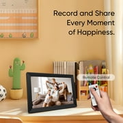 Eco4life 10.1 inch Digital Photo Frame, 1080P Full HD with Remote Control, Gift Idea for Christmas