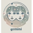 thumbnail image 5 of Gemini Zodiac Sign Adult Sand Long Sleeve Hoodie-Large, 5 of 6