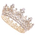 thumbnail image 5 of KAKOWELY 1 pieza elegante tocado de novia con corona de cristal, tocado para vestido de novia., 5 of 5