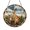 Acrylic 3.5 Inch, variant on Kangaroo and Joey Stained Glass Suncatcher Window Hanging, Heartwarming Wildlife Home Decor Gift