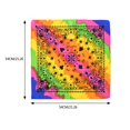 thumbnail image 3 of Yokua Unisex Fashion Printed Square Scarf Cycling Bandana Sun Protections Neck Cover, 3 of 21