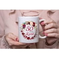 thumbnail image 3 of 1976 50th Birthday Gifts for Women, Birthday Gifts for Women Turning 50 years old, 50th Bday Gifts Ideas, Mothers Day Christmas Gifts for Mom, Grandma, Aunt, Wife, Sister, 50 Years Loved Mug, 3 of 7