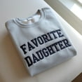 thumbnail image 2 of Favorite Daughter Embroidered Sweatshirt: Cotton-Blend Cozy Fit, 2 of 5