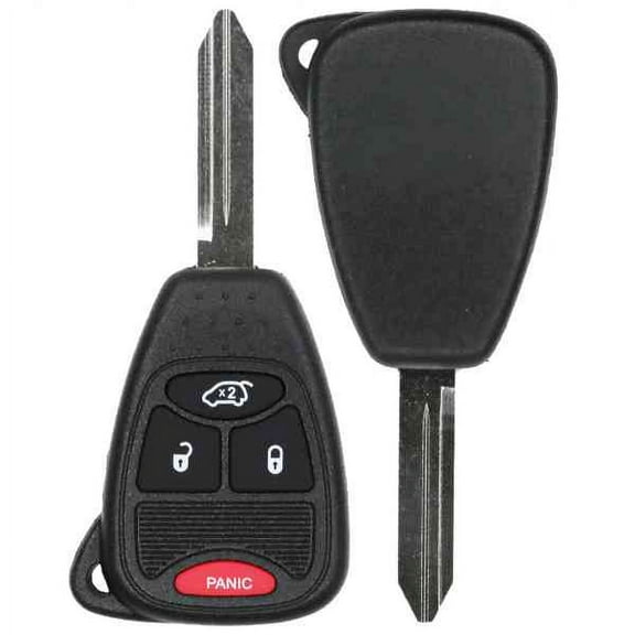 Eye4Techs Replacement Keyless Remote Head Key Fob for Jeep Liberty 2005-2007 FCC M3N5WY72 XX M3N65981772 Part Number 04589053 04589053AC 04589053AD 04589053AE