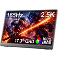 thumbnail image 1 of Monitor portátil MNN de 17,3" 2,5K QHD 165 Hz IPS USB-C HDMI, 1 of 8