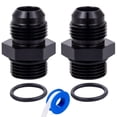 thumbnail image 1 of Breezliy 8An Macho Flare A An8 Orb Macho Adaptador De Montaje De Junta Tórica 2 Piezas (8An A 8An Orb 2 Unidades), 1 of 5