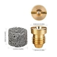 thumbnail image 3 of Fabricante de espuma Irfora El juego de accesorios para lavadoras de alta presión de 2 piezas incluye punta de boquilla de orificio (boquilla de rosca universal de 1,1 mm, 3000 PSI) y generador de esp Irfora Fabricante de espuma, 3 of 7
