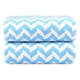 thumbnail image 1 of 2-Pieces Bath Towel Set For Bathroom, High Density Plush Fleece Ultra Absorbent, 30"x60", 1 of 5