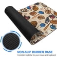 thumbnail image 6 of Long Mouse Pads for Desk,Beige Baseball Gear Pattern Desk Mats on Top Of Desks, Desk Mouse Pad Extra Large with 3mm Non-Slip Base and Stitched Edge for Gaming,Office,Work,Home 31.5"x11.8", 6 of 6