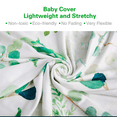 thumbnail image 4 of Nursing Cover Breastfeeding Scarf, Car Seat Covers for Babies Infant Carseat Canopy, Stretchy Soft Breathable Multi-Use Cover Ups for Stroller High Chair Shopping Cart, Baby Essentials for Summer, 4 of 6