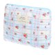 thumbnail image 1 of 1 Pc Bolsa de Maquillaje Mediana Acolchada para Mujeres, Duradera, para Vacaciones, Viajes, Gimnasio, Azul Rojo, Algodón, 1 of 3