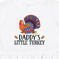 thumbnail image 4 of Inktastic Thanksgiving Daddy Little Turkey Girls Toddler Dress, 4 of 5