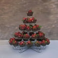 thumbnail image 2 of Efavormart 5-Tier Nontoxic Metal 41-Cupcake Holder Stand, Dessert Dish Tower Tray 15", 2 of 7