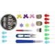 thumbnail image 4 of Juego de enhebrador automático para agujas para personas mayores, herramienta de costura manual para el hogar, accesorios de manualidades, 4 of 15
